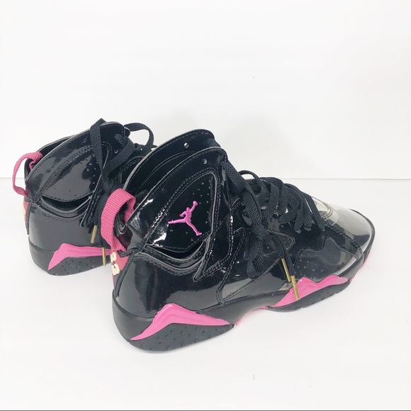jordan retro 7 pink and black
